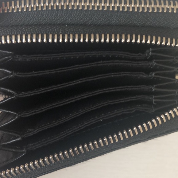 All Saints Kim Genuine Calf Hair/Leather Cardholder (NWT) - Picture 10 of 11